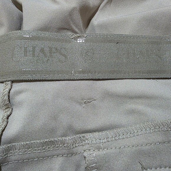 Chaps Golf Shorts Performance Flat Front Stretch 9" Inseam Mens Sz 38 & 46 Khaki - Picture 9 of 11